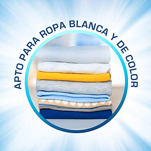 Colon Polvo Activo - Detergente para Lavadora, adecuado para Ropa Blanca y de Color, Formato Polvo - 50 dosis