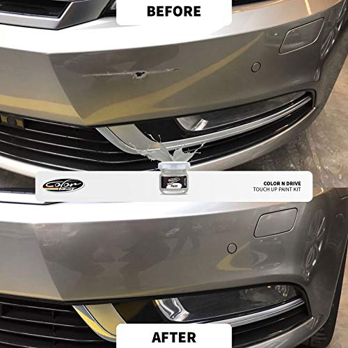 Color N Drive for Cadillac Automotive Touch Up Paint | WA730S / GHD - Switchblade Silver Mat | Paint Scratch Repair, Exact Match Guarantee - Pro