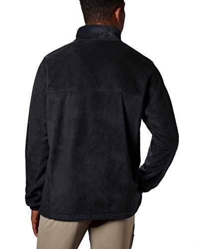 Columbia Men's Steens Mountain Half Zip Soft Fleece Jacket, Black, XX-Large