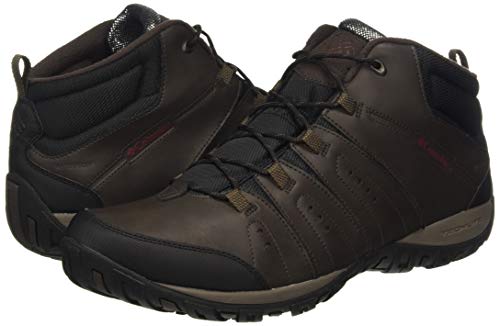 Columbia Peakfreak Nomad Chukka WP Omni-Heat Zapatos hombre , Marrón(Cordovan, Garnet Red), 43 EU