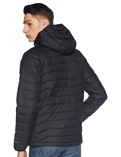 Columbia Powder Lite Chaqueta para Hombre, Negro, M