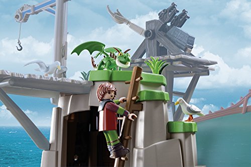 Cómo entrenar a tu Dragón-Isla de Berk Playset de Figuras de Juguete, Multicolor, 58,5 x 25 x 50 cm Playmobil 9243