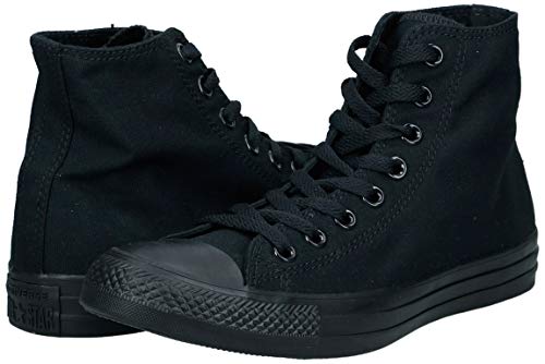 Converse Chuck Taylor All Star, Zapatillas de Tela Unisex, Negro (Black Mono), 41 EU