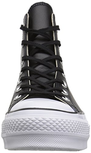 Converse Chuck Taylor CTAS Lift Clean Hi, Zapatillas Altas para Mujer, Negro (Black/Black/White 001), 40 EU