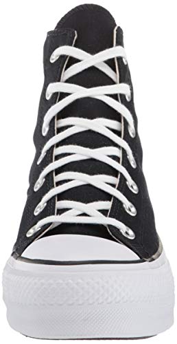 Converse Chuck Taylor CTAS Lift Hi, Zapatillas para Mujer, Negro (Black/White/White 001), 39 EU