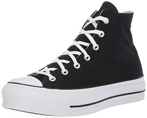 Converse Chuck Taylor CTAS Lift Hi, Zapatillas para Mujer, Negro (Black/White/White 001), 39 EU