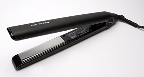 Corioliss C1 - Plancha de pelo profesional, tecnología de titanio, color negro