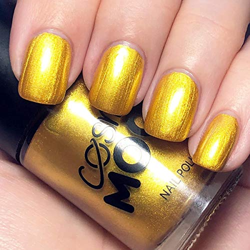 Cosmic Moon - Metallic Nail Polish - 14ml - For mesmerising metallic nails - Equipo de Caja - Incluye: Rosa, Dorado, Azul, Verde, Plata, Púrpura