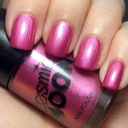 Cosmic Moon - Metallic Nail Polish - 14ml - For mesmerising metallic nails - Equipo de Caja - Incluye: Rosa, Dorado, Azul, Verde, Plata, Púrpura