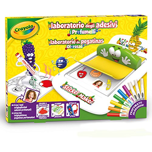 CRAYOLA - Laboratorio Pegatinas, Multicolor (25-7247), BAMBINO