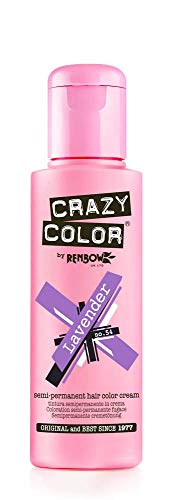 Crazy Color Lavender Nº 54 Crema Colorante del Cabello Semi-permanente