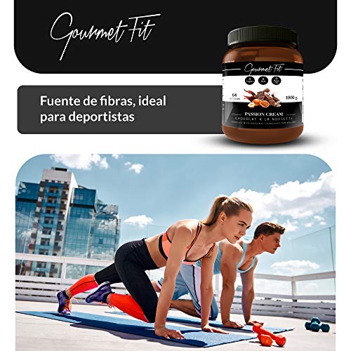 Crema de Cacao y Avellanas Hiperproteica sin Azucares ni grasas saturadas - Sin aceite de palma - formato 1KG Increíble Sabor (Avellanas)