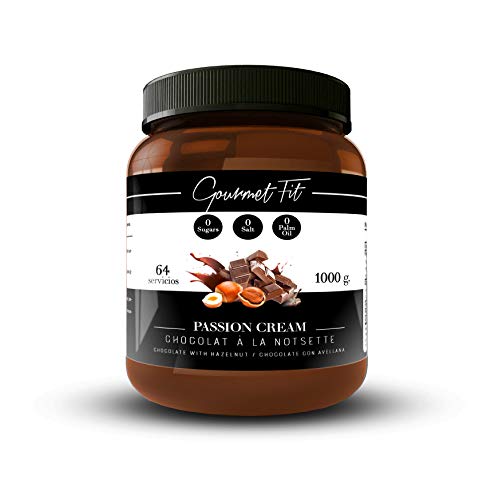 Crema de Cacao y Avellanas Hiperproteica sin Azucares ni grasas saturadas - Sin aceite de palma - formato 1KG Increíble Sabor (Avellanas)