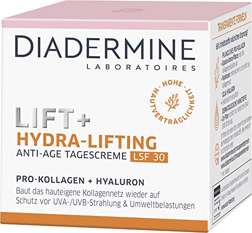 Crema de día Diadermine Lift+ Hydra-Lifting SPF 20, 1 unidad (50 ml).