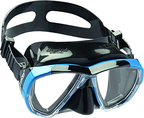 Cressi Big Eyes Gafas de Buceo, Unisex, Negro/Azul