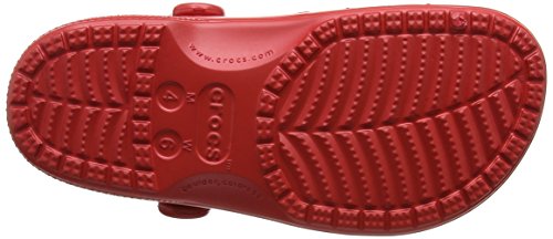 crocs Baya, Zuecos Unisex Adulto, Rojo (Pepper), 46/47 EU