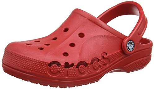 crocs Baya, Zuecos Unisex Adulto, Rojo (Pepper), 46/47 EU