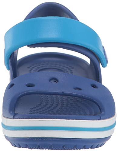 Crocs Crocband Sandal Kids, Sandalias Unisex Niños, Azul (Cerulean Blue/Ocean), 27/28 EU