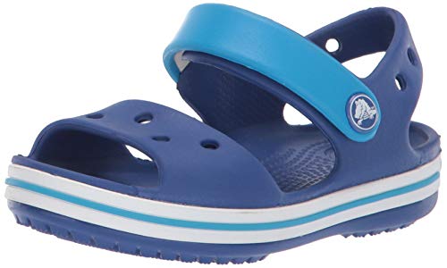 Crocs Crocband Sandal Kids, Sandalias Unisex Niños, Azul (Cerulean Blue/Ocean), 27/28 EU