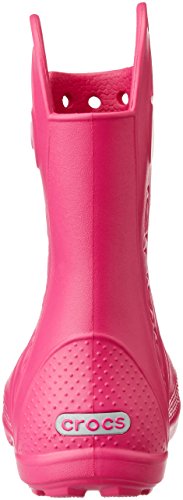 Crocs Handle It Rain Boot K, Botas de Agua Unisex Niños, Rosa (Candy Pink), 30/31 EU