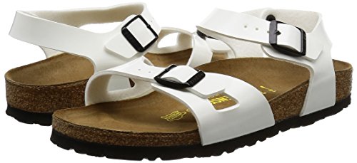 Cts Rio Birko-Flor - Sandalias de vestir, Blanco, 32 EU