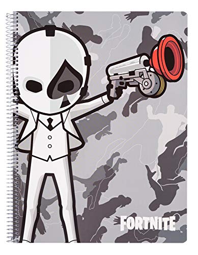 Cuaderno Tapa Polipropileno A4 5X5 Microperforado Fortnite