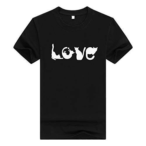 CZ03T-Shirts Cat Lovers Gift Love Spelled with Cats Funny Cat Juniors Custom Tank Top