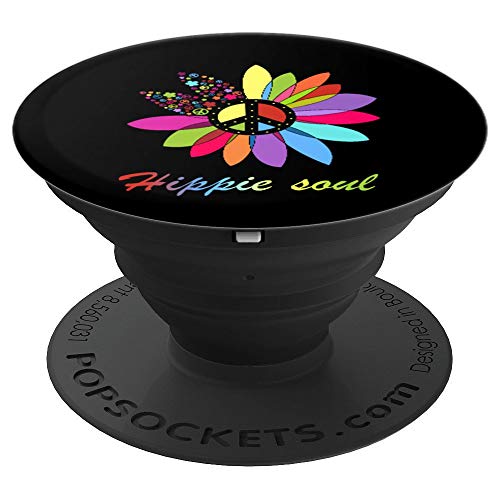 Daisy Peace Sign Hippie Soul Tshirt Cute Daisy Lover Gifts PopSockets Agarre y Soporte para Teléfonos y Tabletas