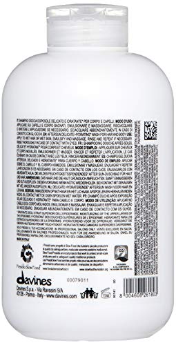 Davines sobre Hair & Body Wash 250 ml Shampoo Ducha Doposole New Pak 2018