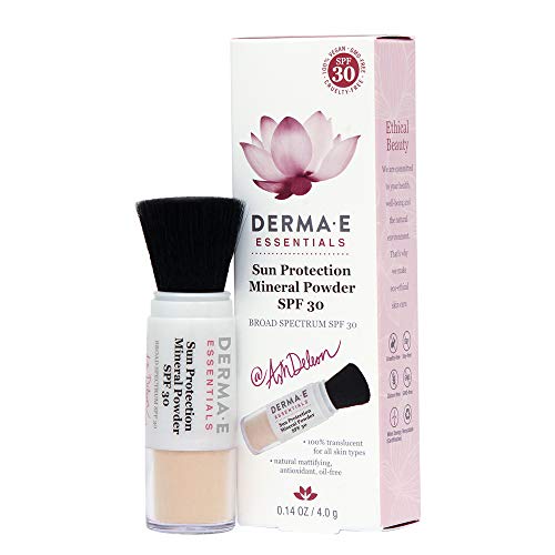 Derma e Sun Protection Mineral Powder SPF by Ash Deleon, 0.14 Oz