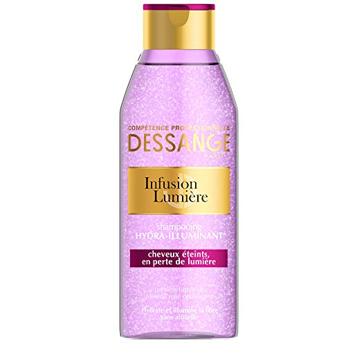 DESSANGE Champú Hidratante Infusion pelo luz que ilumina extinguido pérdida de brillo de 250 ml - Conjunto de 2