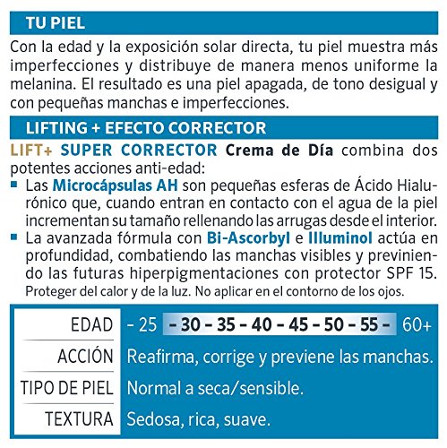 DIADERMINE Lift+ super corrector crema de día antiedad spf 15 tarro 50 ml