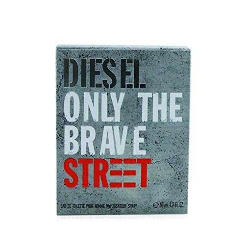 DIESEL Only The Brave Street Eau DE Toilette POUR Homme 50ML VAPORIZADOR Unisex Adulto, Negro, Único