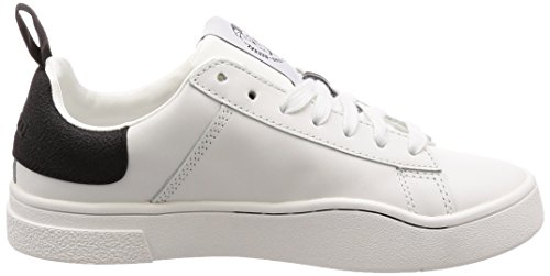 Diesel S-Clever Low W, Zapatillas para Mujer, Blanco H1527 H1527, 41 EU