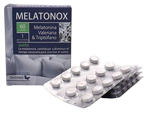 DIETMED MELATONOX 60 Comprimidos Melatonina, Valeriana y Triptofano