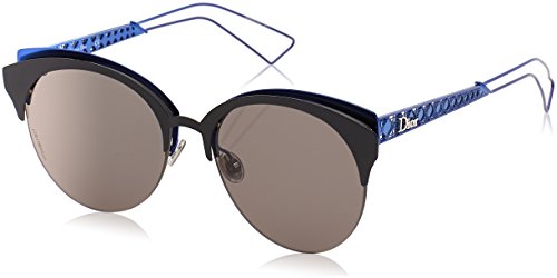 Dior DIORAMACLUB 2K G5V Gafas de Sol, Azul (Mttblck Bluette/Grey Ar), 55 para Mujer