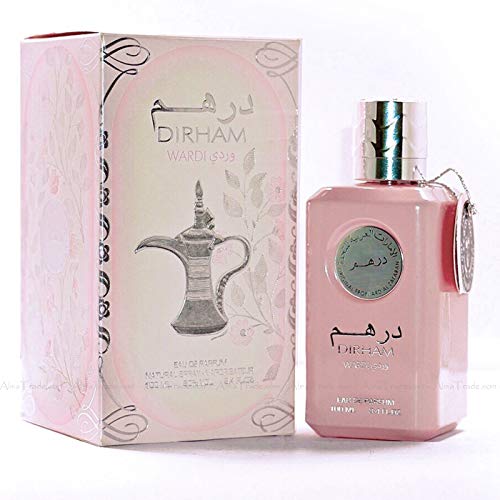 Dirham Wardi Edp de Ard Al Zaaafran - Perfume natural de calidad en spray, 100 ml, para mujer