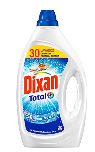 Dixan Detergente Líquido Total 30 Dosis - Paquete de 4, Total: 120 Lavados (6 Litros)