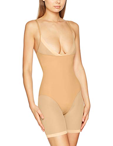 DKNY Intimates Modern Lights-Mesh Litewe Body, Beige (Skinny Dip B7w), (Talla del Fabricante: X-Large) para Mujer