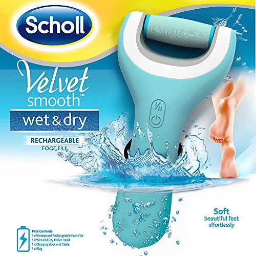 Doctor Scholl - Lima Eléctrica (Inalambrica, 2 velocidades, recargable), color azul