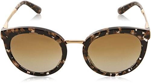 Dolce & Gabbana 0Dg4268, Gafas de Sol para Mujer, Multicolor (Cube Black/Gold), 52