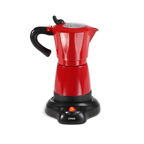 Domoclip Cafetera Electric Rojo