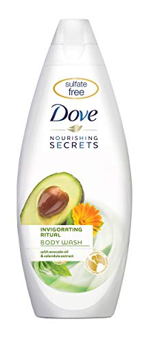 Dove Aceite de Aguacate y Extracto de Caléndula Gel de Ducha 500 ml - [Pack de 4]