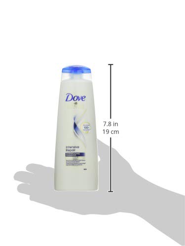 DOVE - Champú reparador intenso, 250 ml, Pack de 6