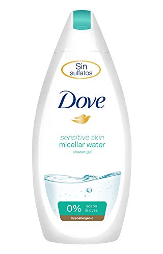 DOVE gel de ducha agua micelar piel sensible bote 500 ml