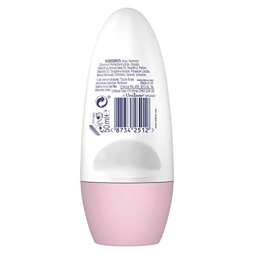 Dove - Invisible Care - Juego de desodorante, tipo roll-on, antitranspirante, 50 ml, 6 unidades