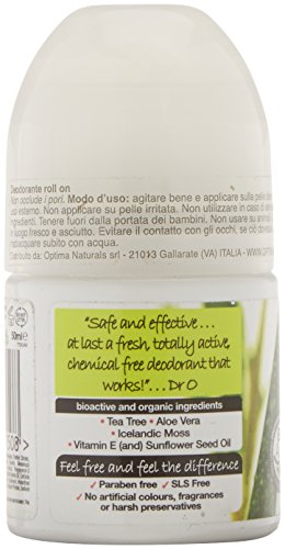 Dr. Organic Desodorante Arbol Del Te Organico 50Ml 1 Unidad 500 g