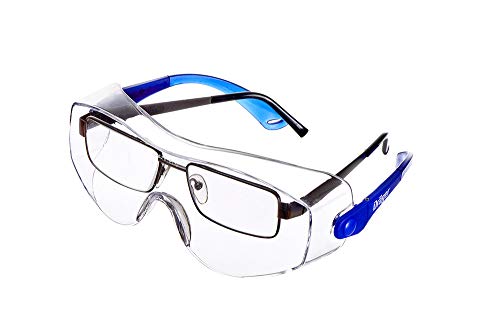 Dräger X-pect 8120 | Cubregafas Protectoras | Lentes de Seguridad con Patillas Ajustables| para Laboratorio, Agricultura, Industria