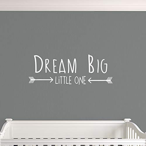 Dream Big Little One. Nursery Sala de juegos salón Premium Vinilo de pared adhesivo