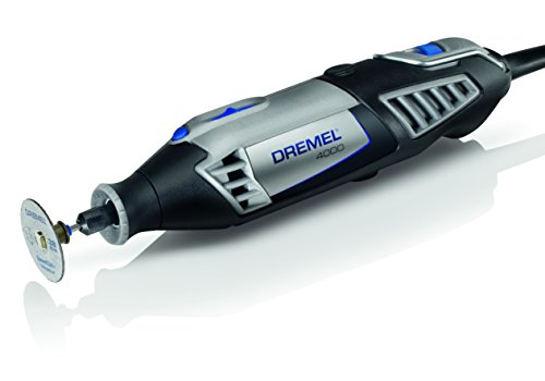 Dremel Platinum Edition 4000 - Multiherramienta, 175 W, kit con 6 complementos, 128 accesorios, velocidad 5.000 - 35.000 rpm para tallar, fresar, amolar, limpiar, pulir, cortar, lijar y grabar